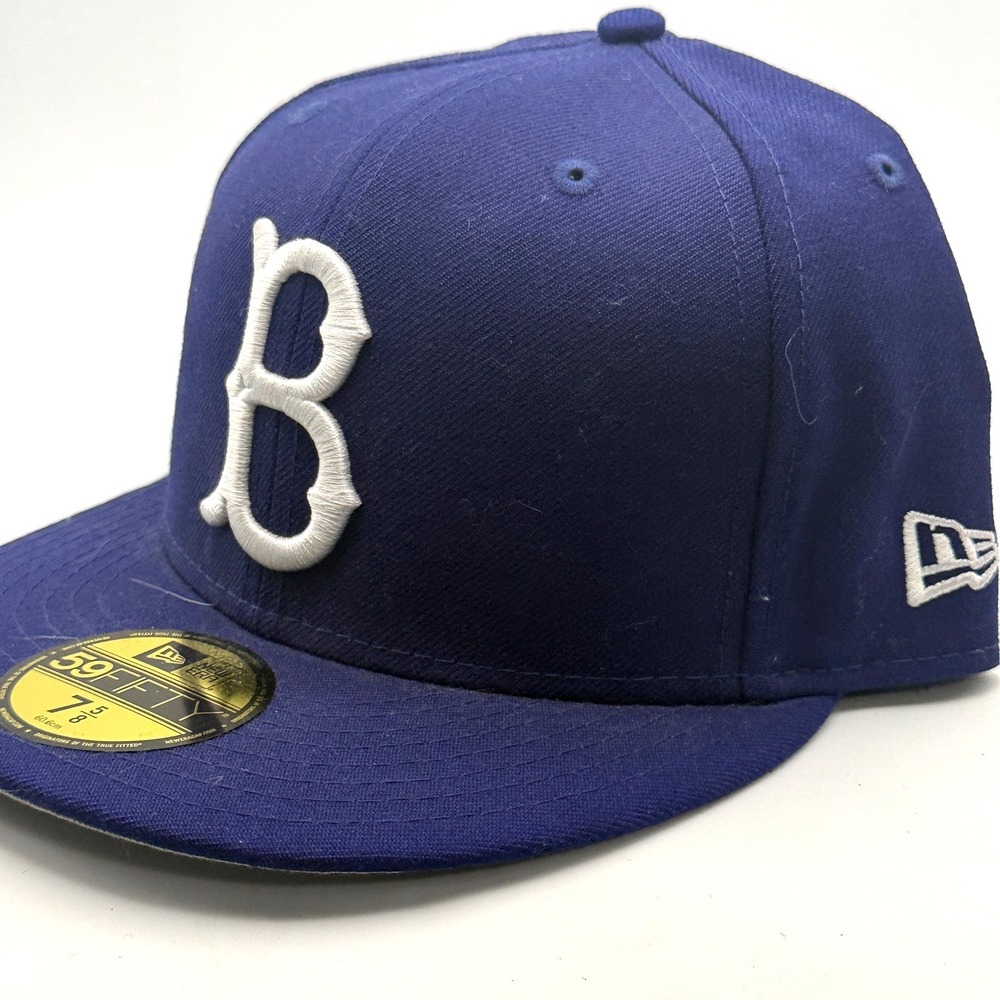 New Era 59FIFTY Brooklyn Dodgers MLB Cooperstown Collection Fitted Hat 7 5/8